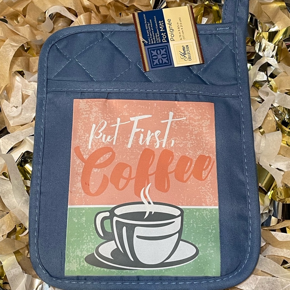 3 Blue :: Pot Holders :: Coffee Theme :: Anchor :: Doggy
